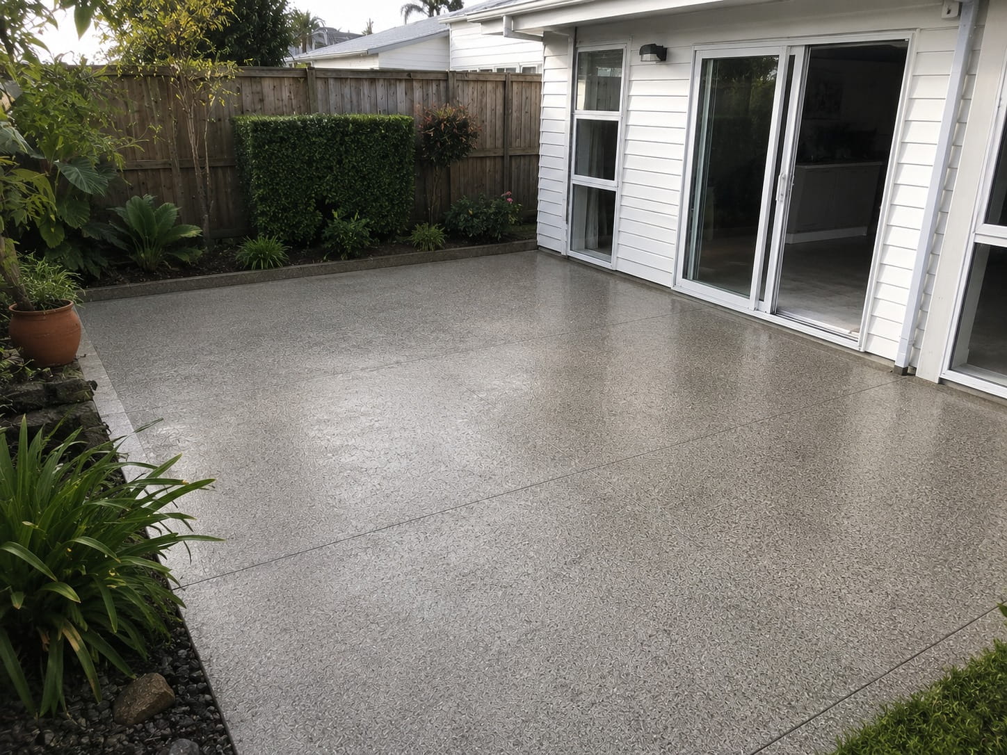 Popular paving materials Auckland patio