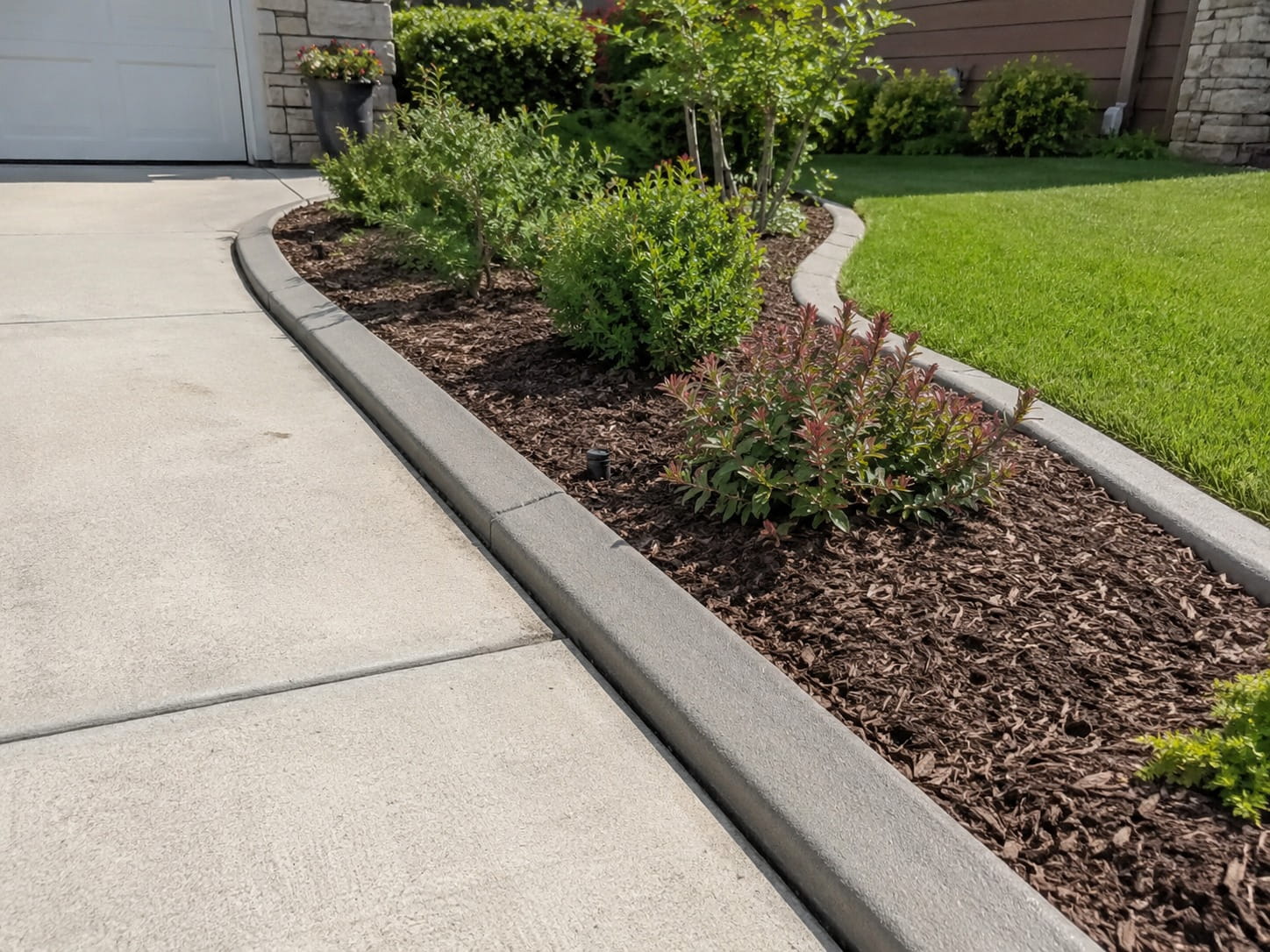 Concrete garden edging Auckland